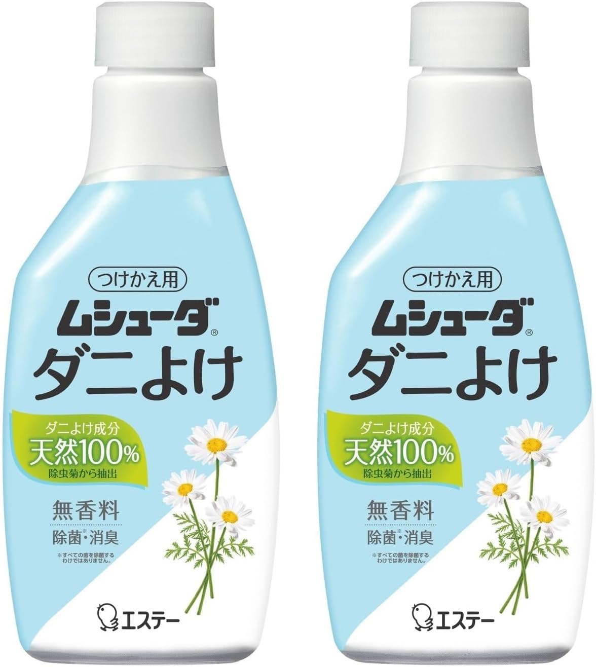 ムシューダ(ダニよけ) [まとめ買い] スプレータイプ ふとん まくら用 無香料 つけかえ 220ml×2個 ダニ除け スプレー