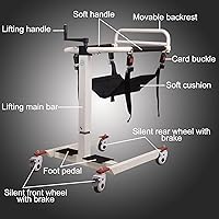 Vista 7 de Silla de transferencia de pacientes para el hogar, ayuda de elevación portátil para automóvil, asistencia de elevación para ancianos, silla