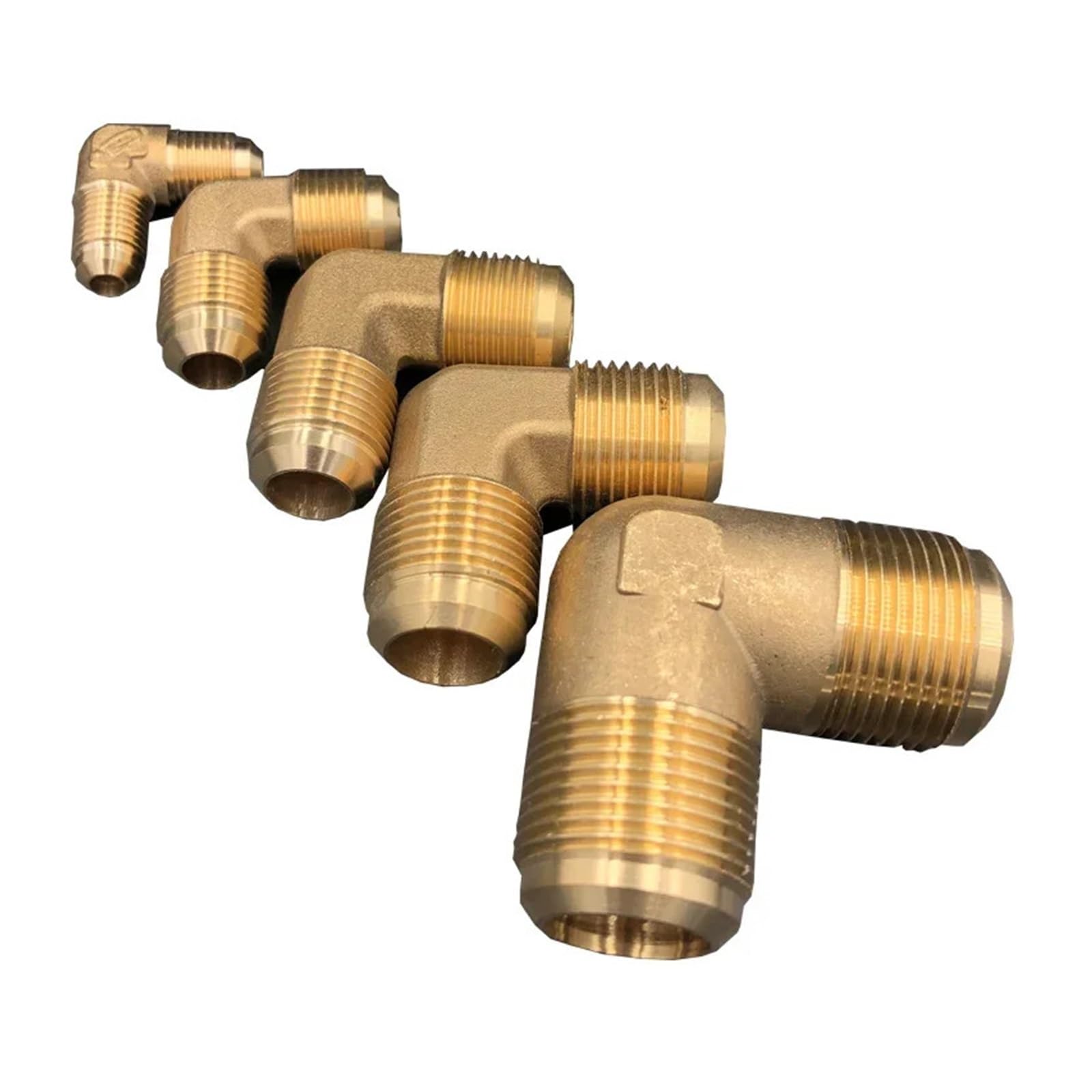 Jrxfxekw One Color 1Pc Elbow 90 Degee 1/4" 3/8" 1/2" 3/4" Sae Flare Fit Pipe Fitting Connector Adapeter For Air Conditioner(Without Nut,3L8 Inch Sae 9.52Mm)
