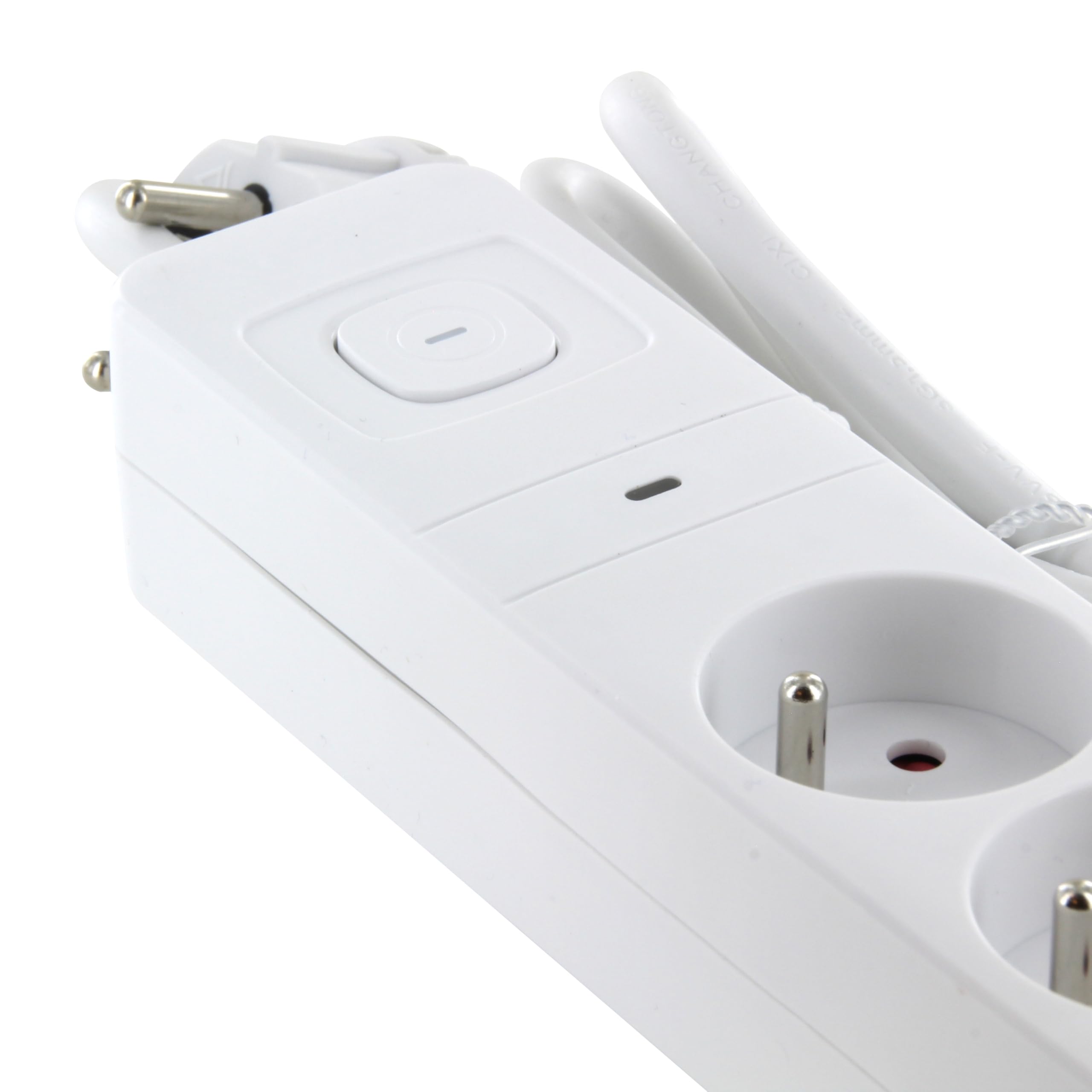 Chacon Bloc 8 X 16 A Avec Interrupteur, 1.5m, Noir