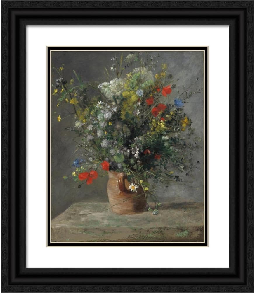ArtDirect Flowers in a Vase (C. 1866) 8x10 UnFramed Museum Art Print Poster Ready for Framing by Pierre-Auguste Renoir (French, 1841-1919)