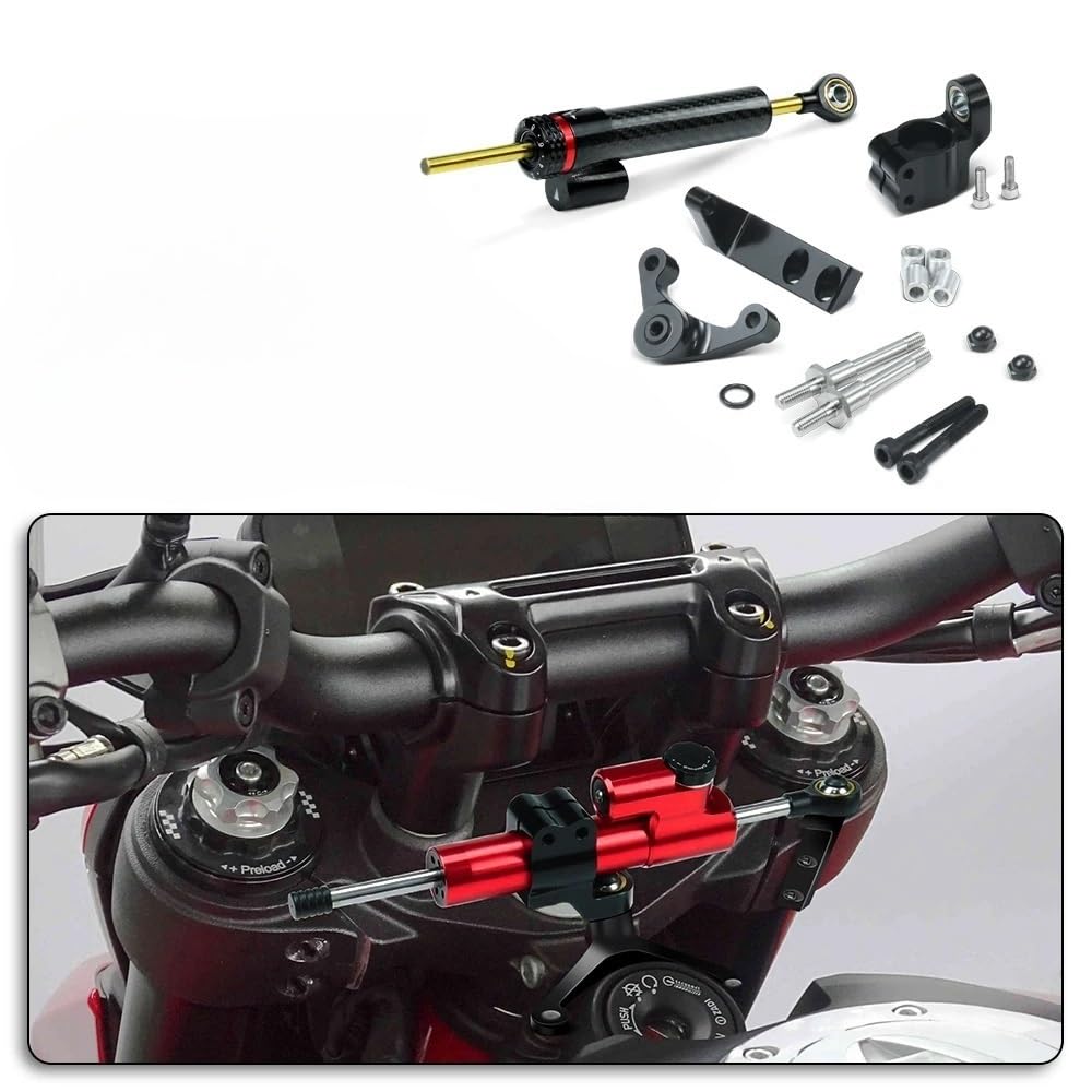 Staffa ammortizzatore sterzo Accessori Moto Per Per Hypermotard 821 SP Hyperstrada 939 Hyperstrada939 Stabilizzatore Di Sterzo Staffa Ammortizzatore Kit | Bracket