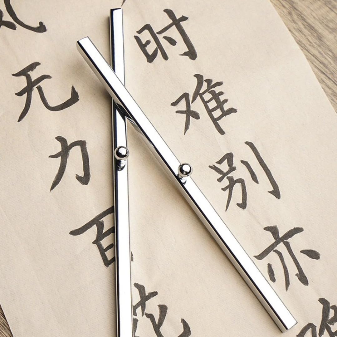 Amazon | siawadeky 文鎮 書道文鎮 2本セット つまみ付き 長い