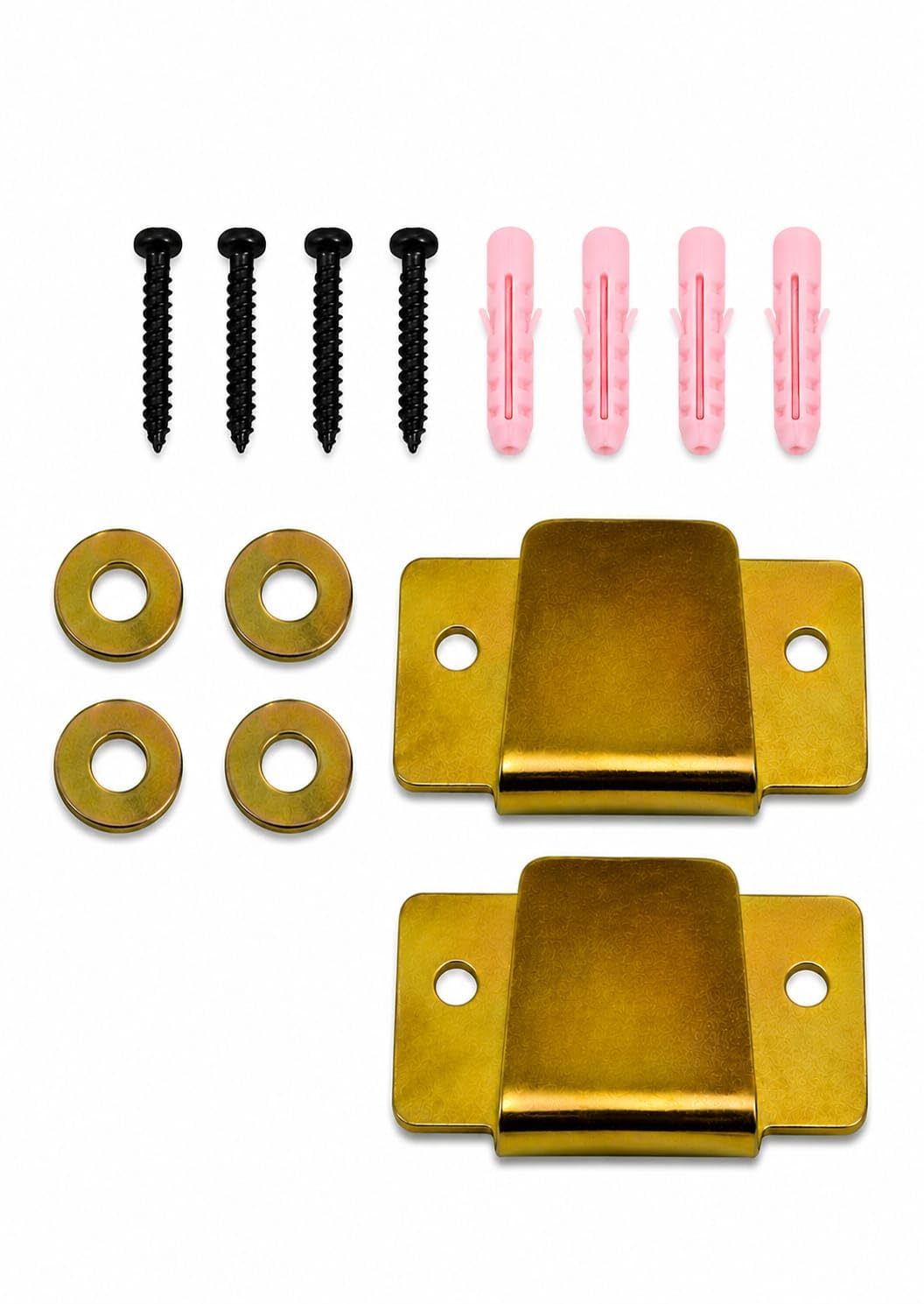 Wall Fan Clamp, Wall Fan Mount Bracket , Heavy-Duty Steel, Rust Proof, 7x3 cm, Pack of 2, with Screws, Washers and Wall Plugs-image-22