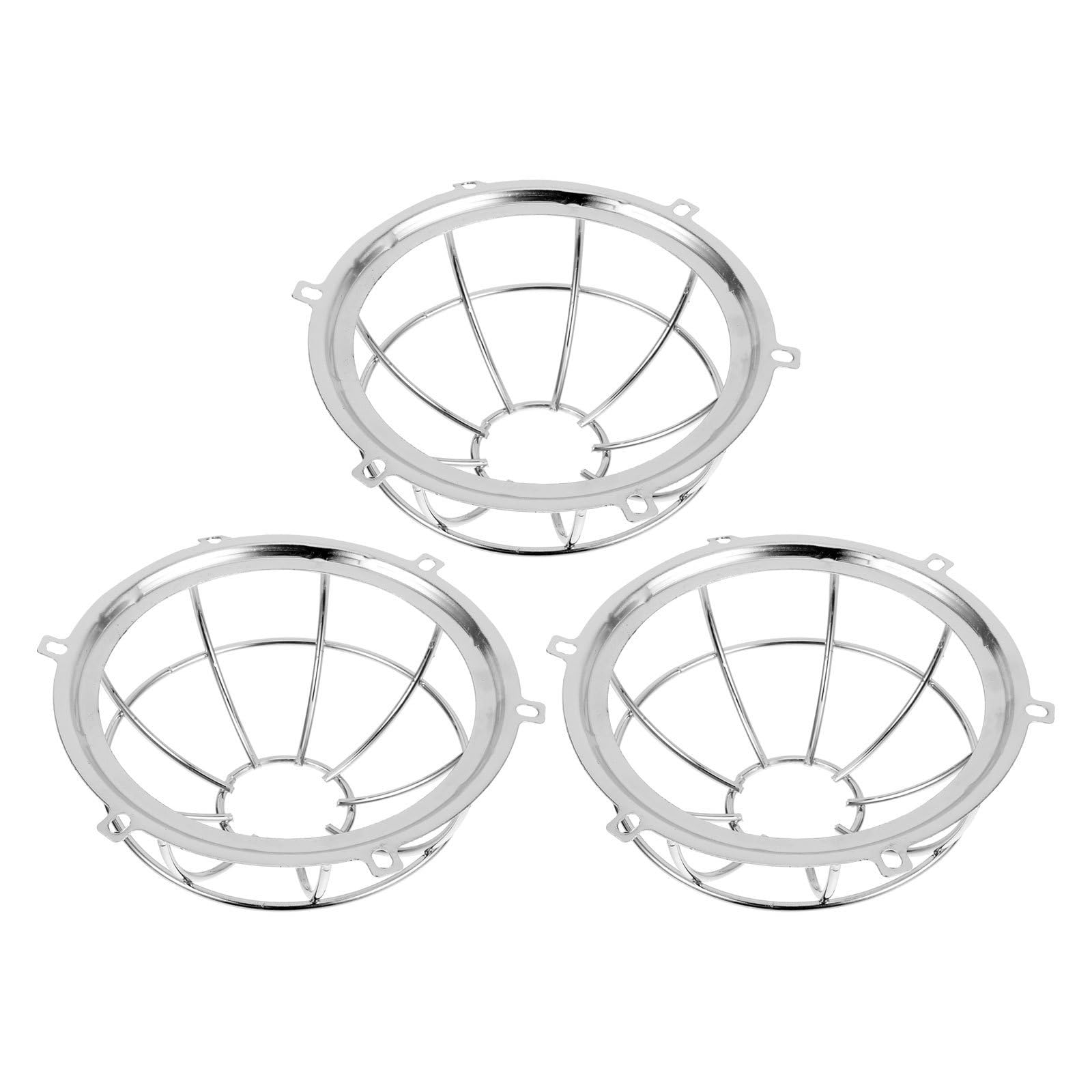 Couvercle de protection incendie Healvian en métal argenté pour sprinkler | Lot de 3