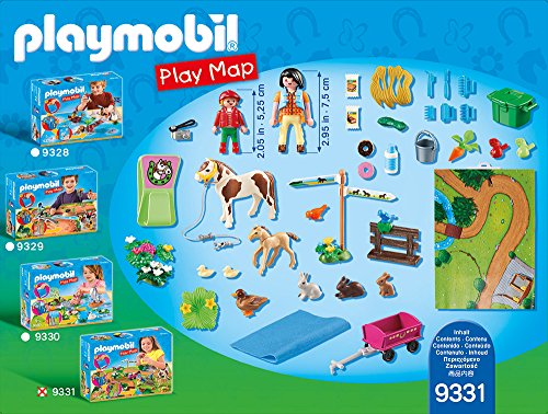 Playmobil- Play Map Giocattolo Passeggiata a