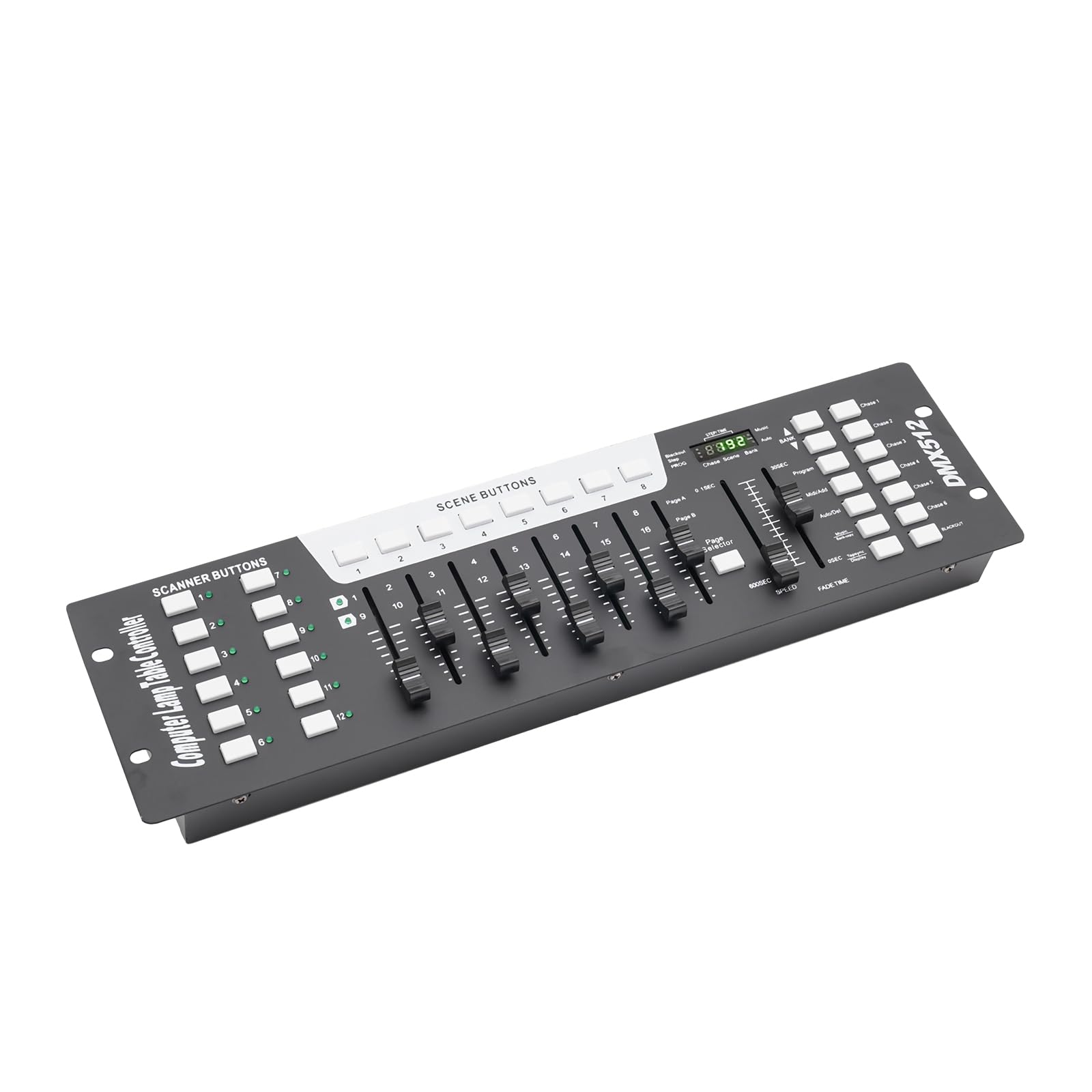 Console di mixaggio luci Dmx Controll, controller Dmx 192 canali Console DJ Dmx, controller mixer luci Dmx 512, controller di illuminazione DMX per luci a testa mobile Par Lights Fog Machine