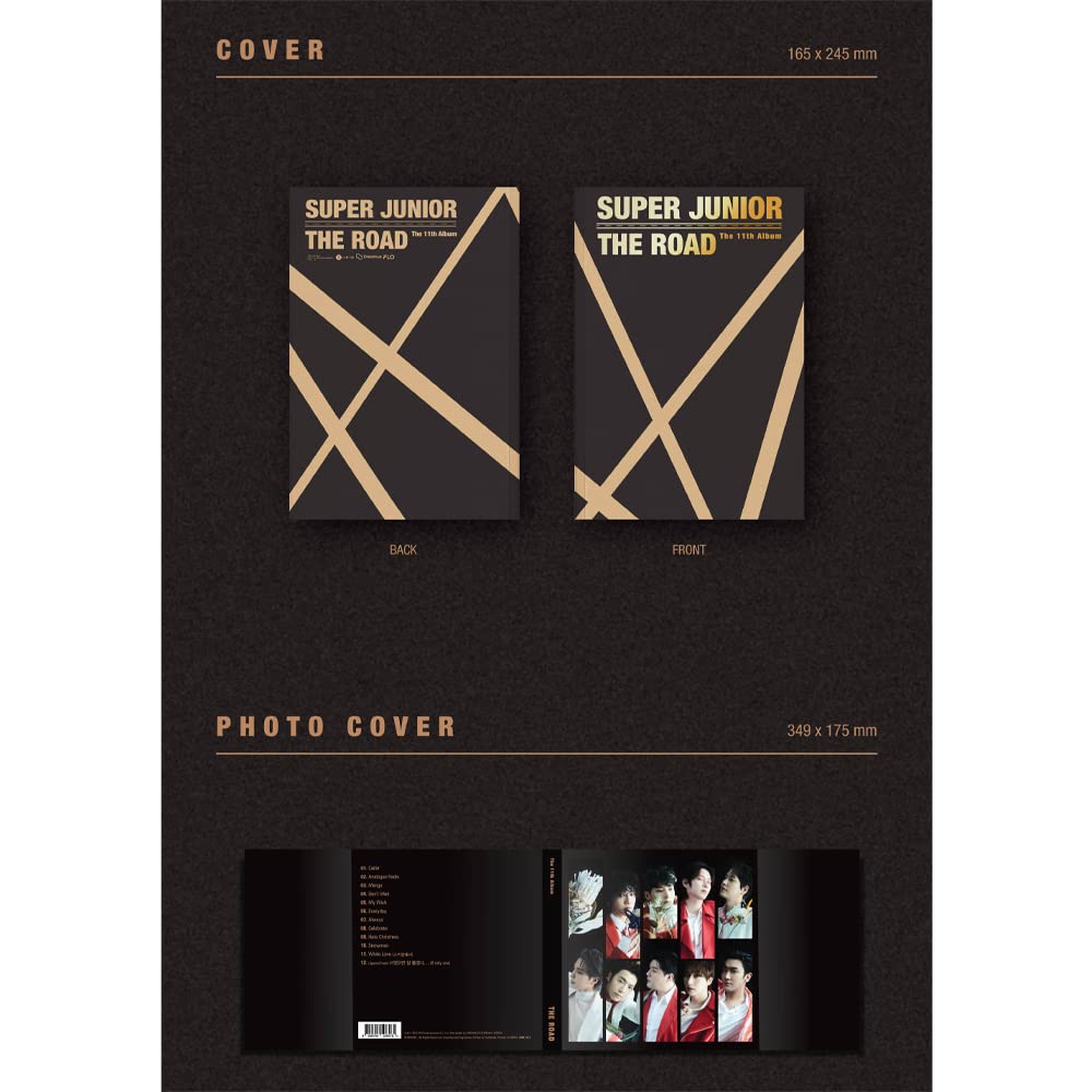 Amazon.com: Super Junior - 11th album [The Road] + Extra photocard