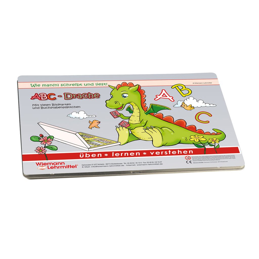 Magnetbox Lesen + 62 Arbeitsblätter Deutsch A4 „ABC-Drache“ | Wiemann Lehrmittel