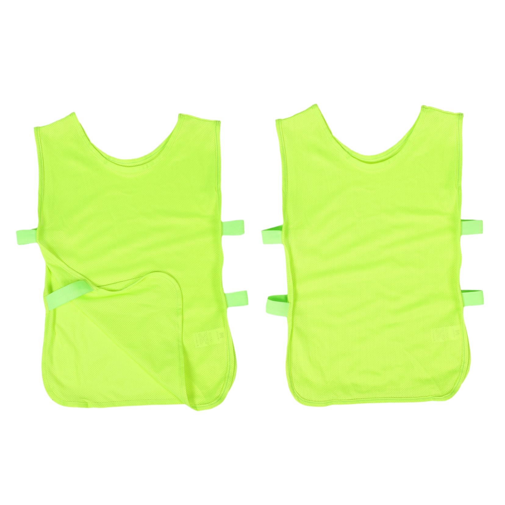 OSOLADY 2PCS Youth Sports Vest for Basketball Soccer Volleyball Breathable Mesh Practice Jerseys Vibrant Colors Fast Drying and Washable for Team Activities