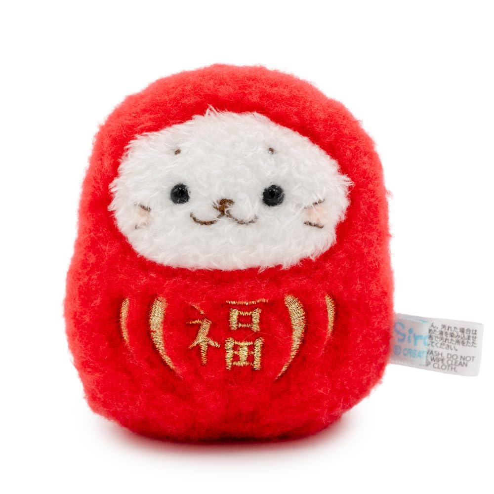 Amazon.co.jp: しろたん 福だるまマスコット 単品 [ 赤 ] 8cm マザー