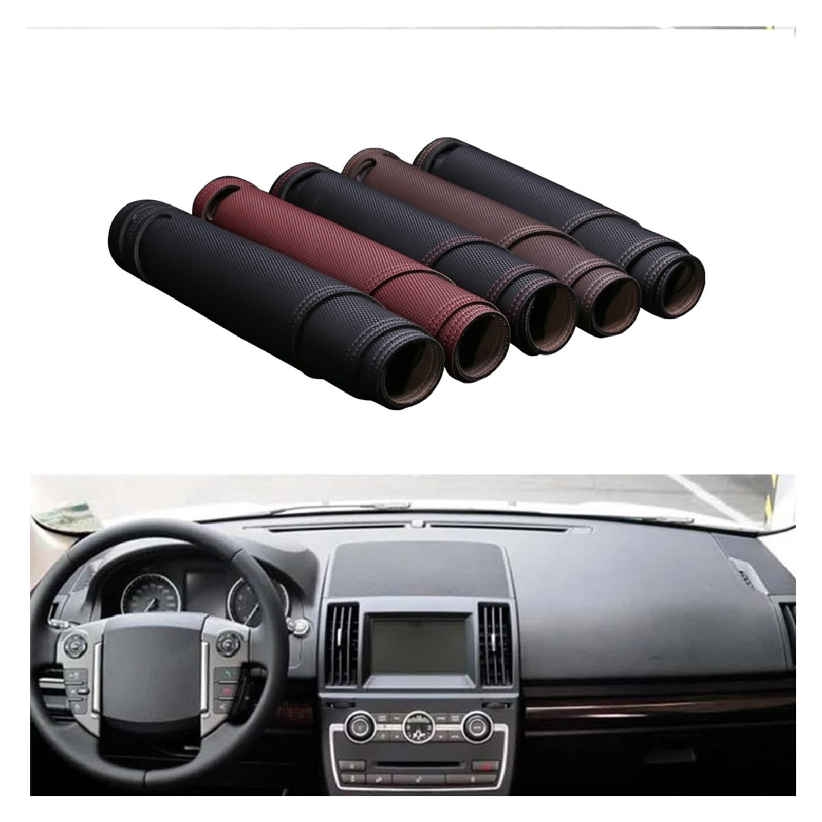 Copri Cruscotto Per Land Rover LR2 Freelander 2 (2007-2016) - Antigraffio E Antiriflesso