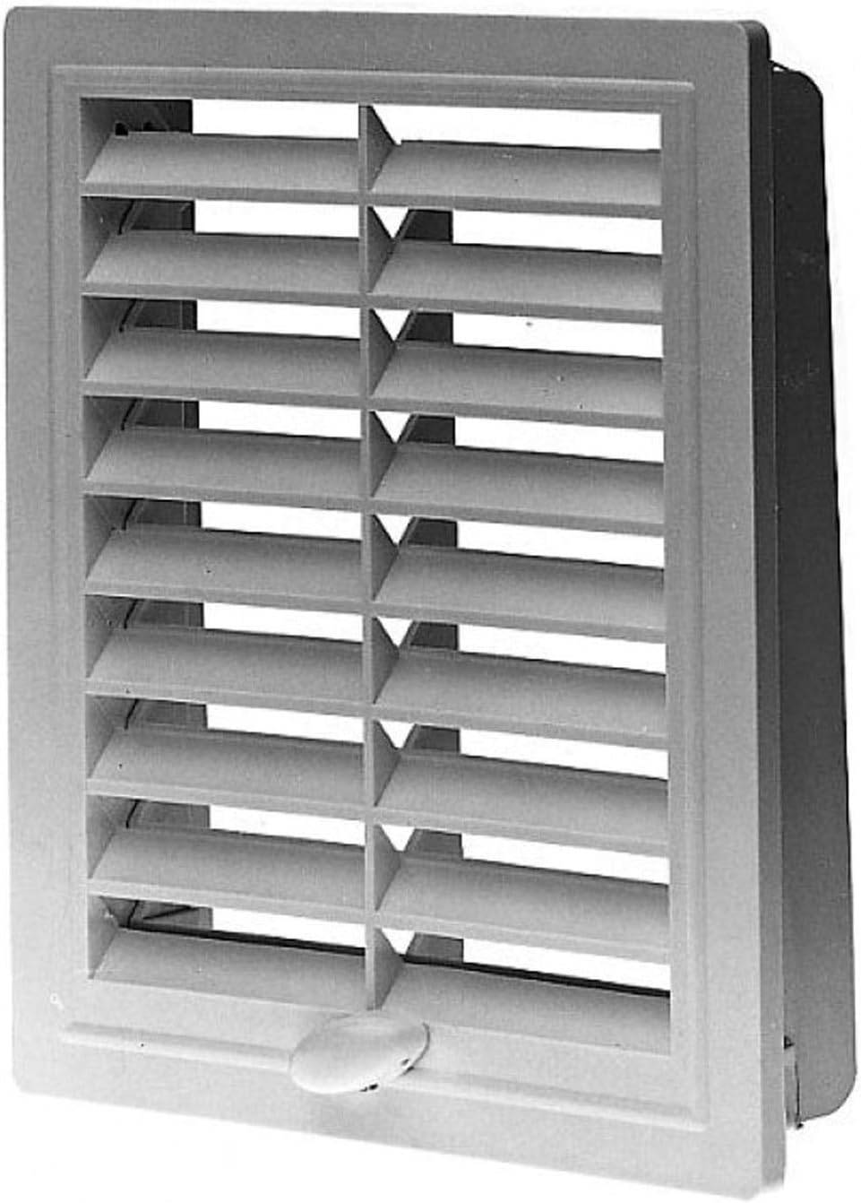 Upmann Ventilation grille plastic 15 x 20 adjustable with installation no.: white, 1 piece, 50146
