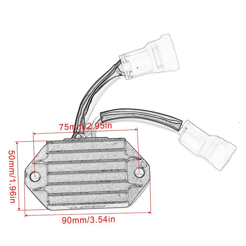 Topteng Stator Coil + Regulator Rectifier + Gasket Kit For Yamaha WR450F/YZ450/FX 2016-2018 - Direct Replacement Parts - View #3