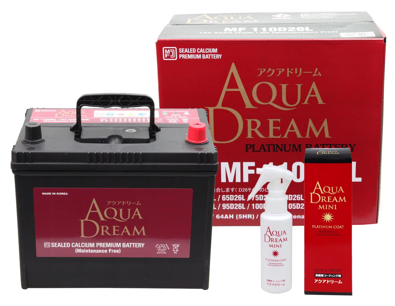 Amazon | AQUA DREAM 国産車 充電制御車対応バッテリー (洗車