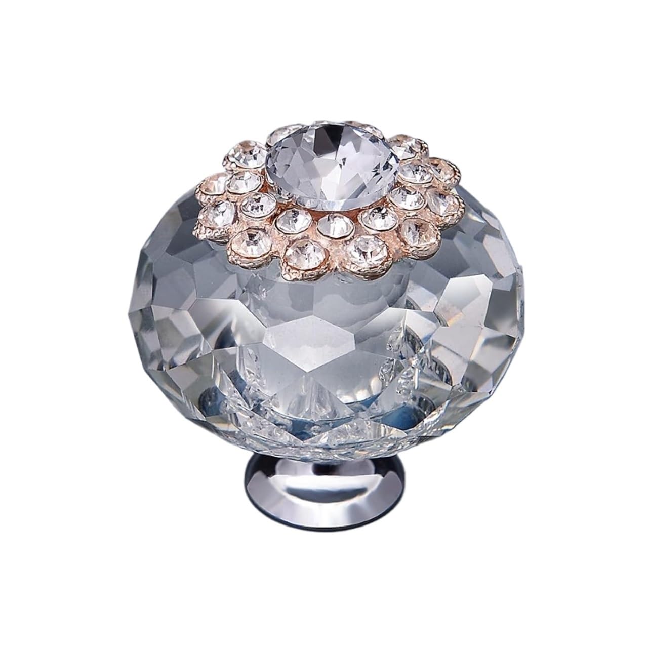 Bszcxbvmp Type A Crystal Drawers Knobsb, Crystal Drawer Knobs 4 Pcs Multicolor Cabinet Pulls For Kitchen Dresser(Type A)