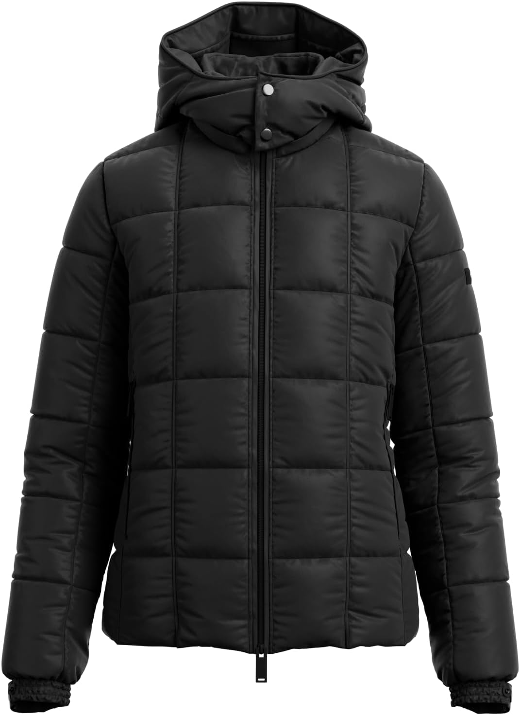 リゼクシー ファー付きダウンコート Mサイズ フェザー混 黒 フード付