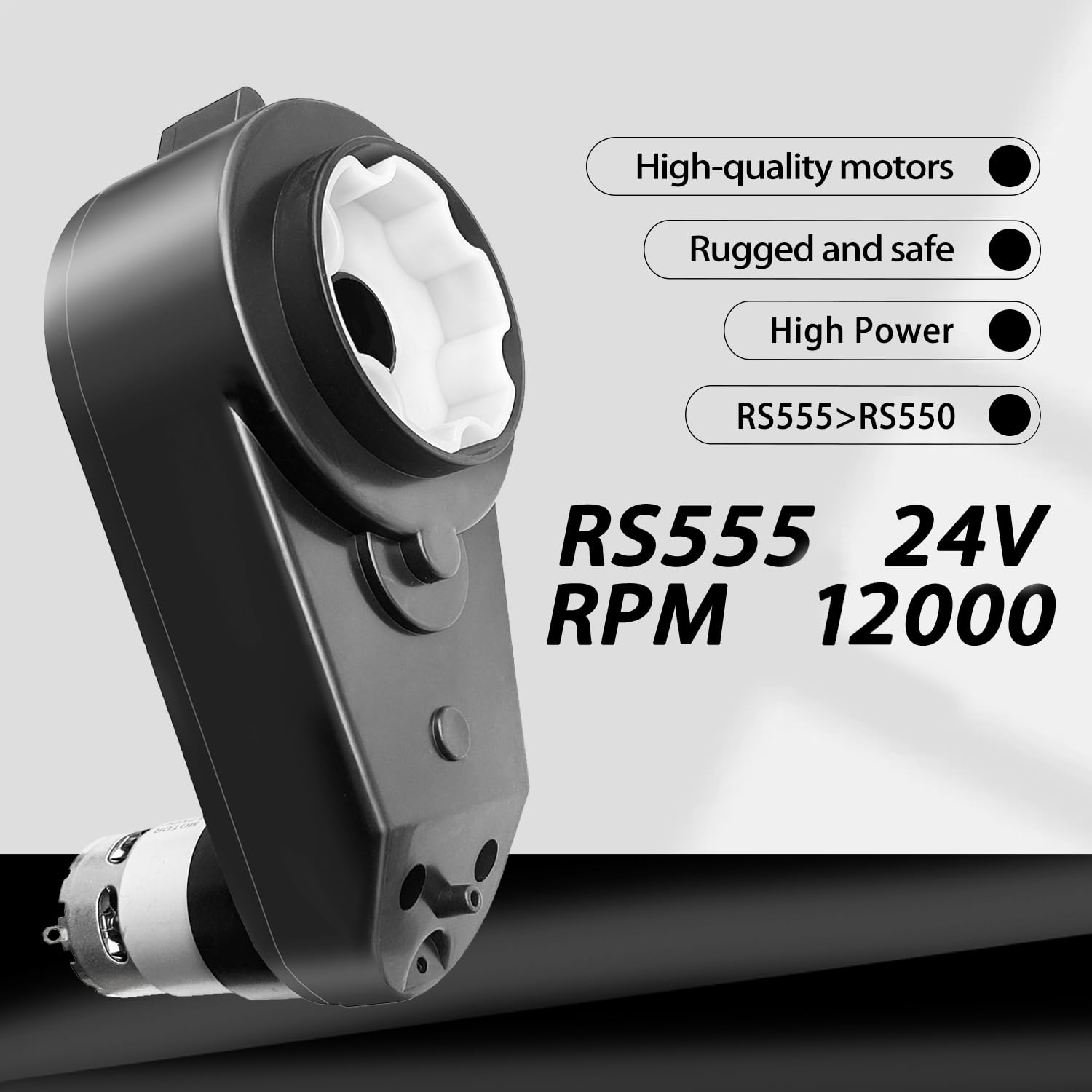 Amazon.com: 2Pack Large Aperture 24V RS555 12000RPM High Torque
