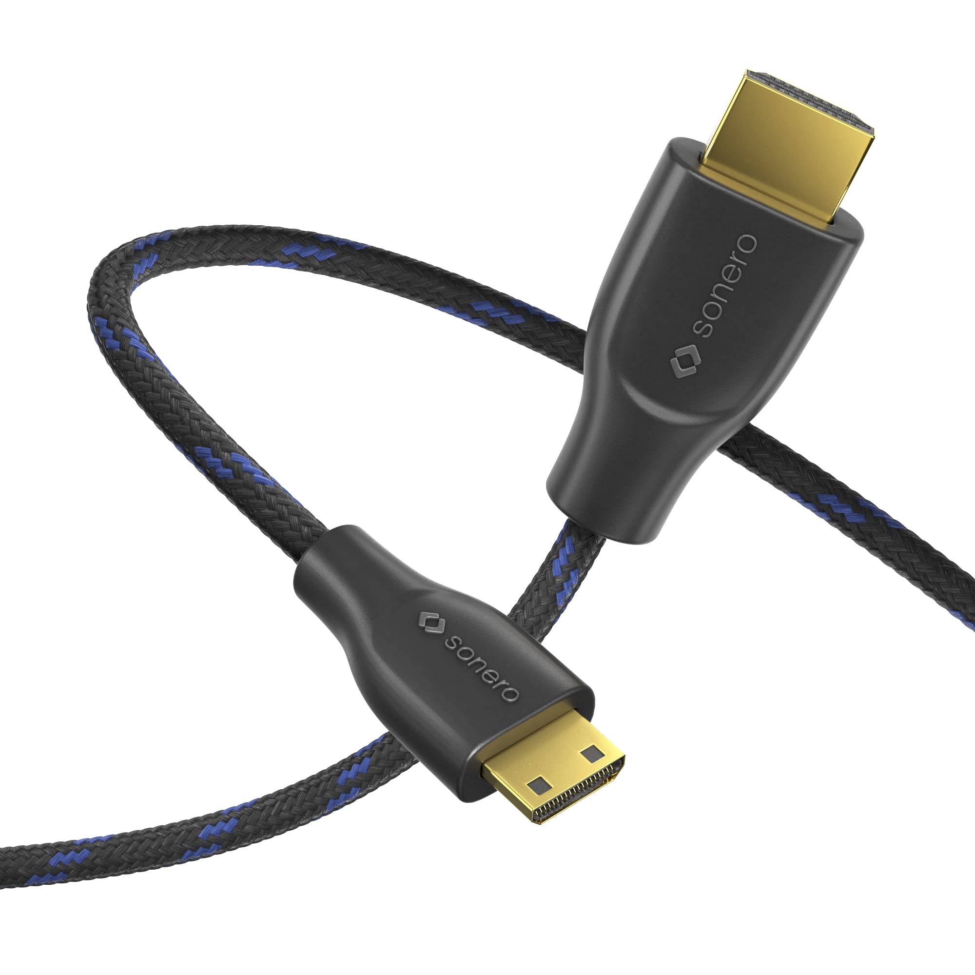 Sonero® 4K Mini HDMI to HDMI Cable, Premium High Speed, 4K 60Hz, Mini HDMI Male to HDMI Male, Gold-Plated Contacts - Image 3