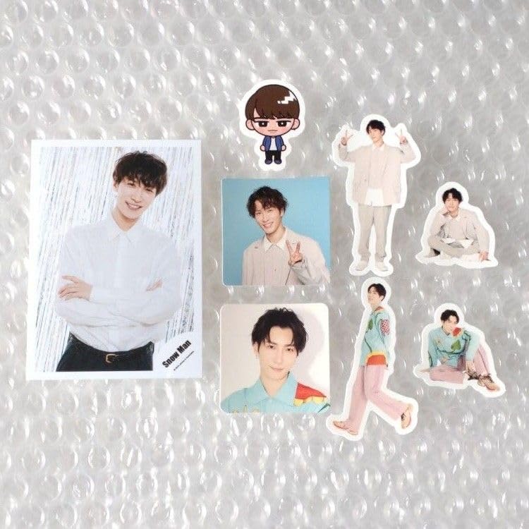 Amazon.co.jp: Snow Man 渡辺翔太 ミニフォト＋ステッカー 8点セット
