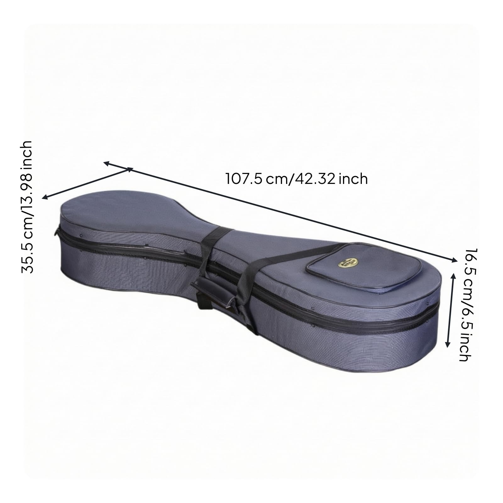 Tasche mit Außentasche strapazifähig Tasche wassabweisend Instrumententasche für Musik, Schül