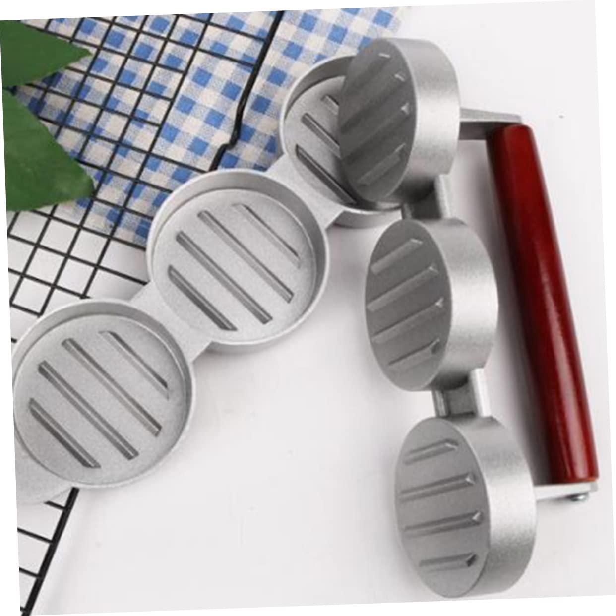 Toyvian 2 Pezzi Stampo per Hamburger Alimentare Utensile per Pressare e Burger