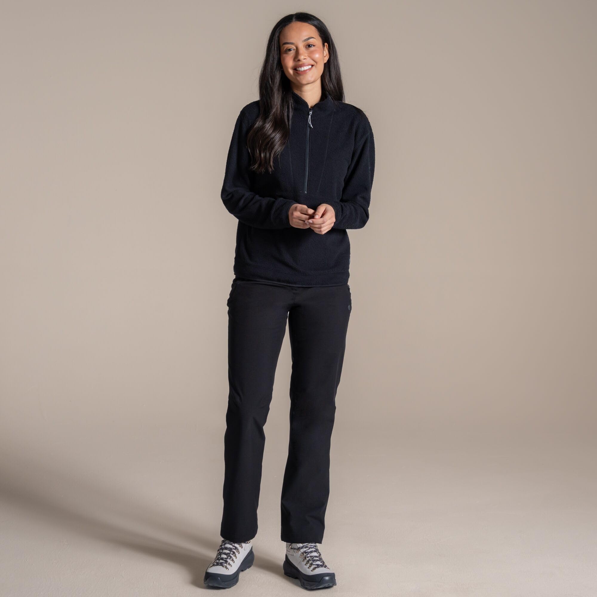 Craghoppers Compresslite Fleece Half Zip Craghoppers Forro polar Compresslite para mujer Mujer (Pack de 1)