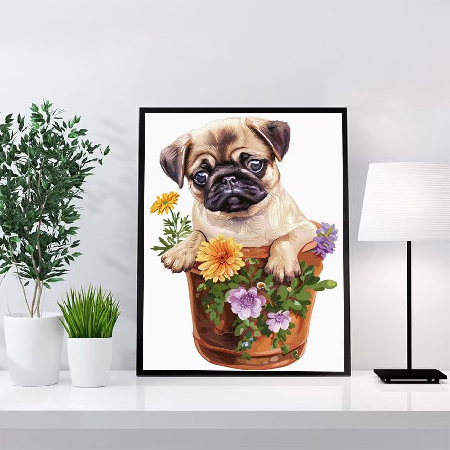 Artisanat Murale Diamond Painting Chien : l'idée cadeau créative idéale - 3