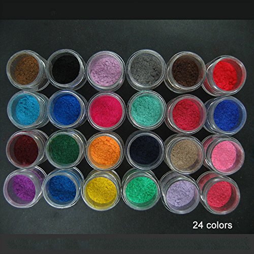 Buy Fashlady™ 15 New Velvet Flocking Powder 24 Colors Nail Art Glitter