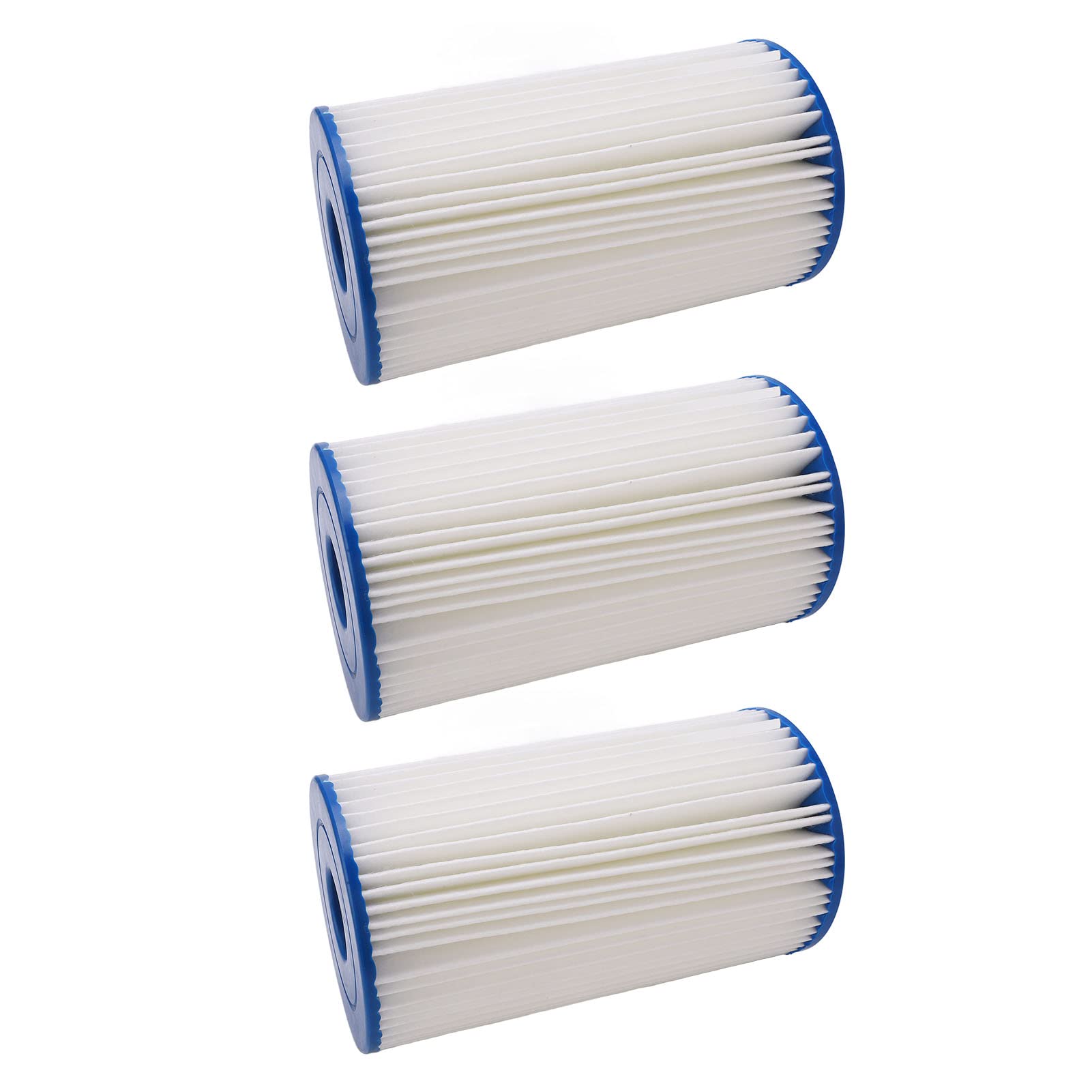 Aramox Cartucce Filtranti Tipo B Filtro per Piscina Confezione da 3 Cartucce per Piscina in Tessuto Trifoglio 5,6 X 1,9 X 10 Pollici per e Pompa per Termale per Detriti d'Acqua B