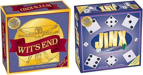 Miniatura 1 de Wit's End + Jinx = Juego de mesa de juego doble para adultos y noche de juegos familiares