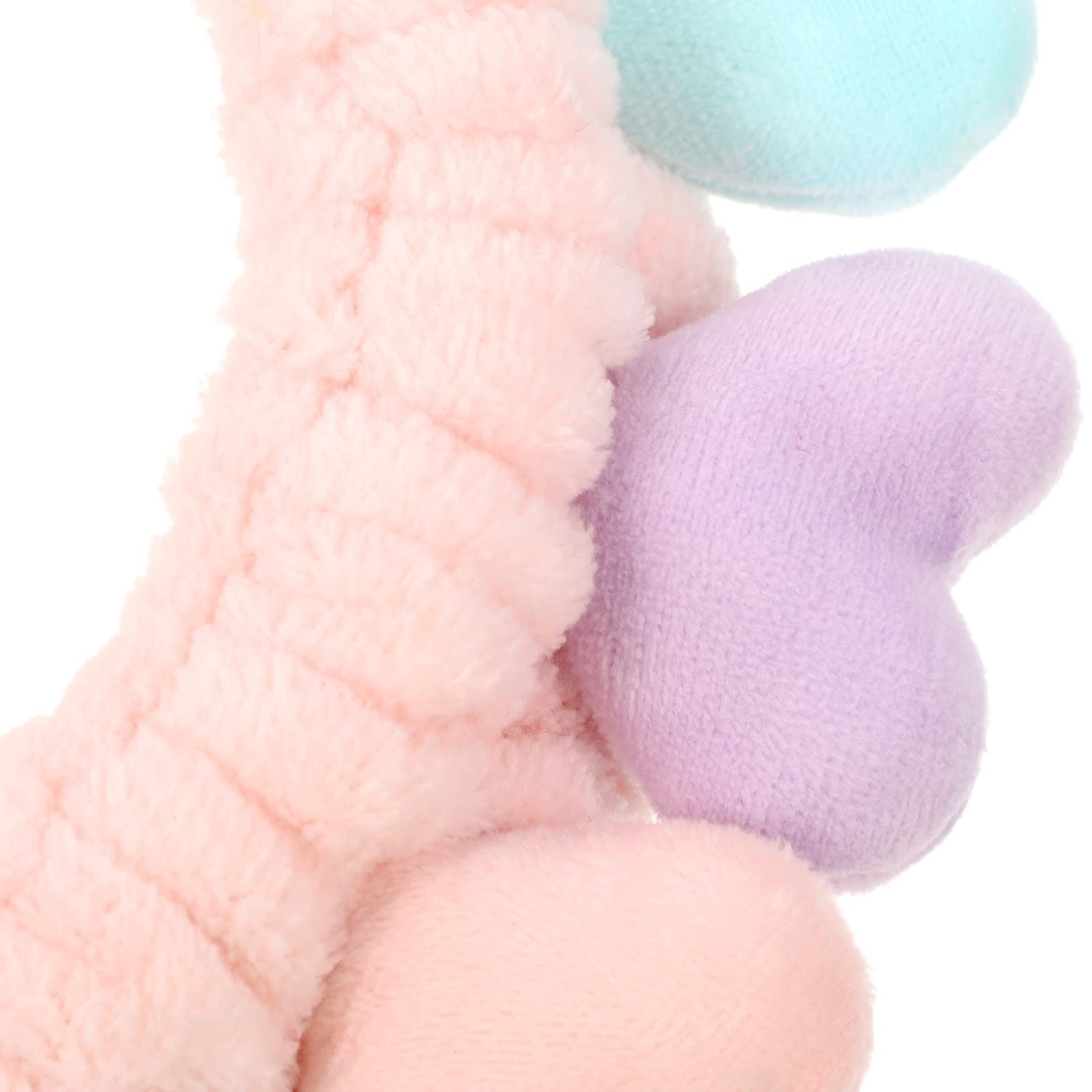 POPETPOP 6pezzi Fasce Elastiche Regolabili Pile Per Makeup e Detersione Colori Decorazioni Per e Ragazze
