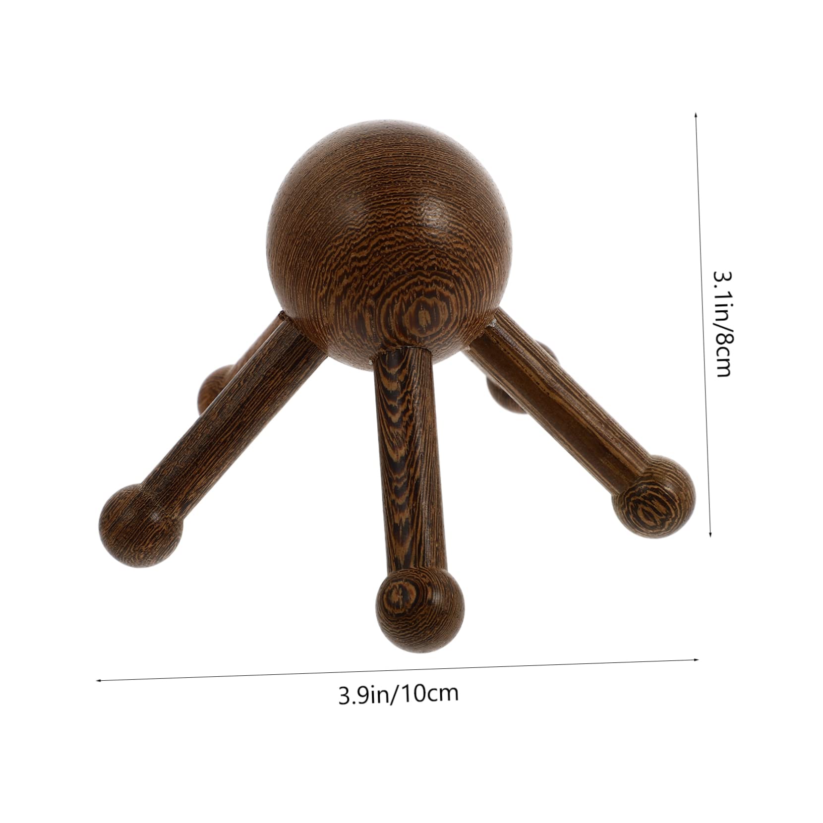 5stücke Holzklaue Kopfhaut- Massagegerät Für Kopf Und Bauch Ergonomisches Design Für Entspannung Und Stressabbau Beige Leicht Und Tragbar