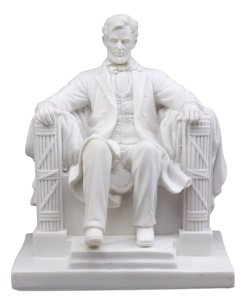 Amazon.com: Ebros Small Seated Abraham Lincoln Figurine 5