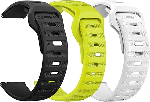 BlackPro Correa de reloj de estilo resistente de 0.787 in y 0.866 in, correa de reloj de liberación rápida con hebilla de metal reforzada, correa de