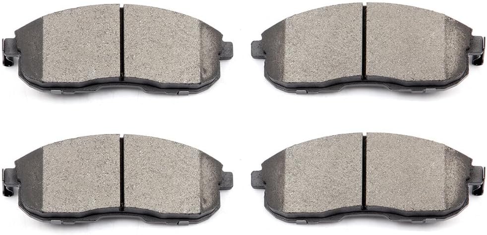 INEEDUP Ceramic Disc Brake Pads Set Front For Nissan 350Z 2003-2005,For Nissan Altima 1993-2001 2007-2013,For Nissan Juke 2011-2017,For Nissan Maxima 1989-2001,For Nissan Sentra 2002-2012 D815(4PCS)