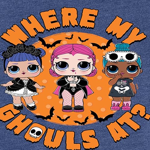 LOL Surprise! - Halloween - Where My Ghouls at - Toddler & Youth Girls Short Sleeve Graphic T-Shirt3