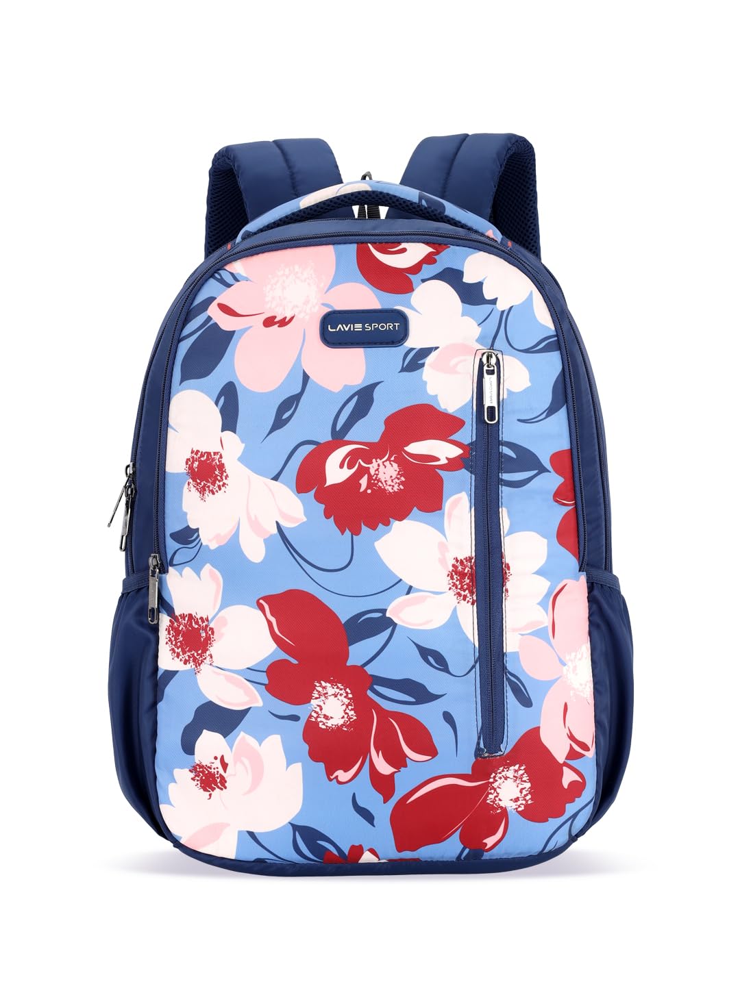 lavie sport 45cm Floral Printed 26 Litres School Backpack for Girls | Stylish and Trendy Casual Backpack-picture-16