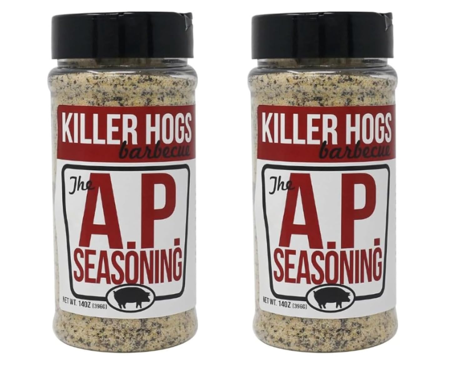Killer Hogs BBQ All-Purpose Seasoning Rub – 2 Pack (14 oz Each) – Bold Flavor for Chicken, Pork, Steak, Veggies – Shaker Bottles with Bonus Bottle Opener