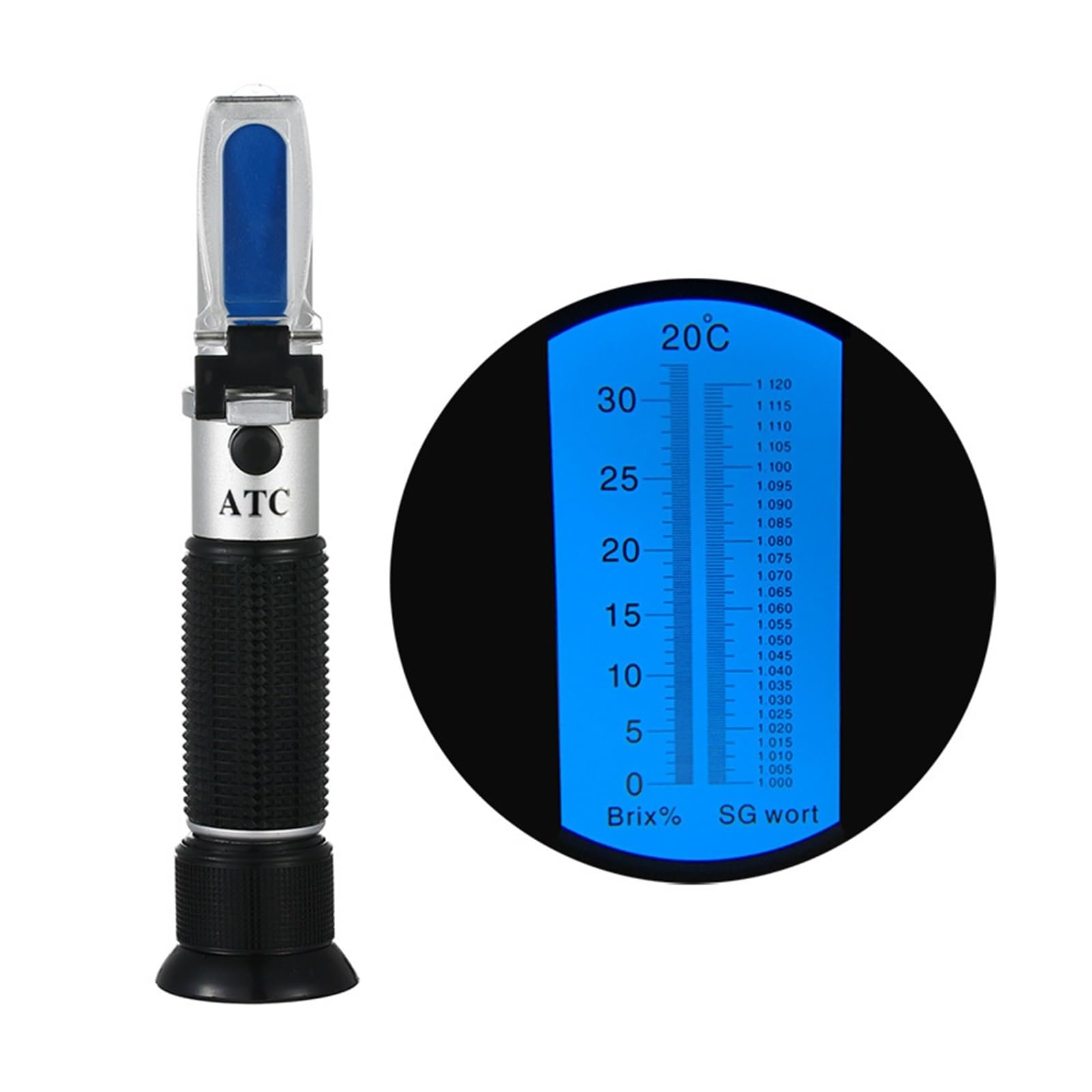 Digitales Brix-Messgerät - Refraktometer Für Zucker & Alkohol 0-40%