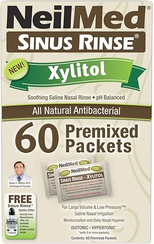 Miniatura 2 de NeilMed Paquetes de repuesto premezclados de enjuague sinusal con xilitol 60 unidades