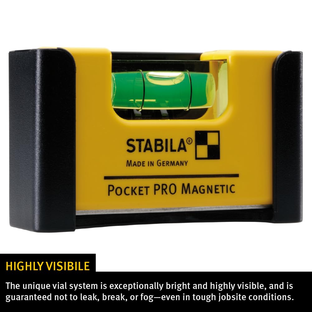 Stabila Pocket Level PRO - Magnetic Level -8