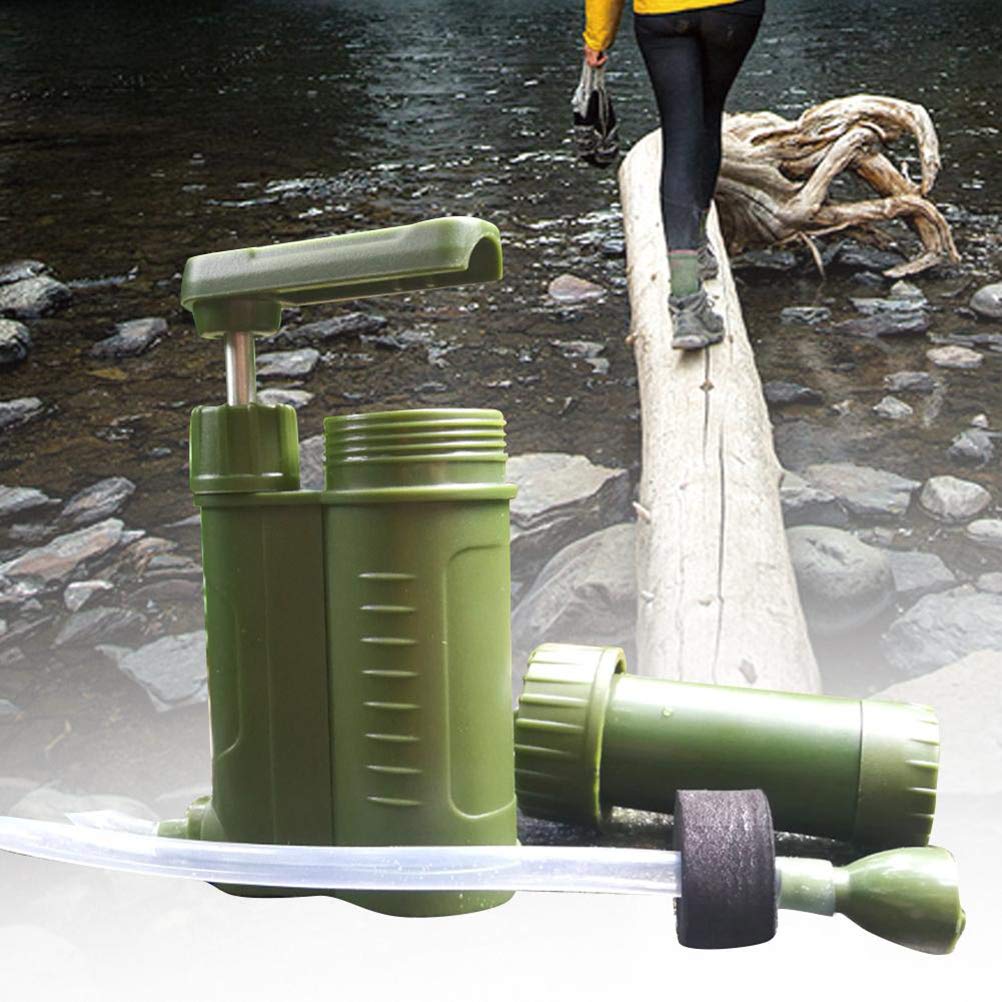 Filtr do wody na zewnątrz 1000 l filtr do wody survivalowej najmocniejszy przenośny filtr wody outdoorowej i kempingowej do uzdatniania wody, idealny do zapobiegania kryzysom i nagłych wypadkach