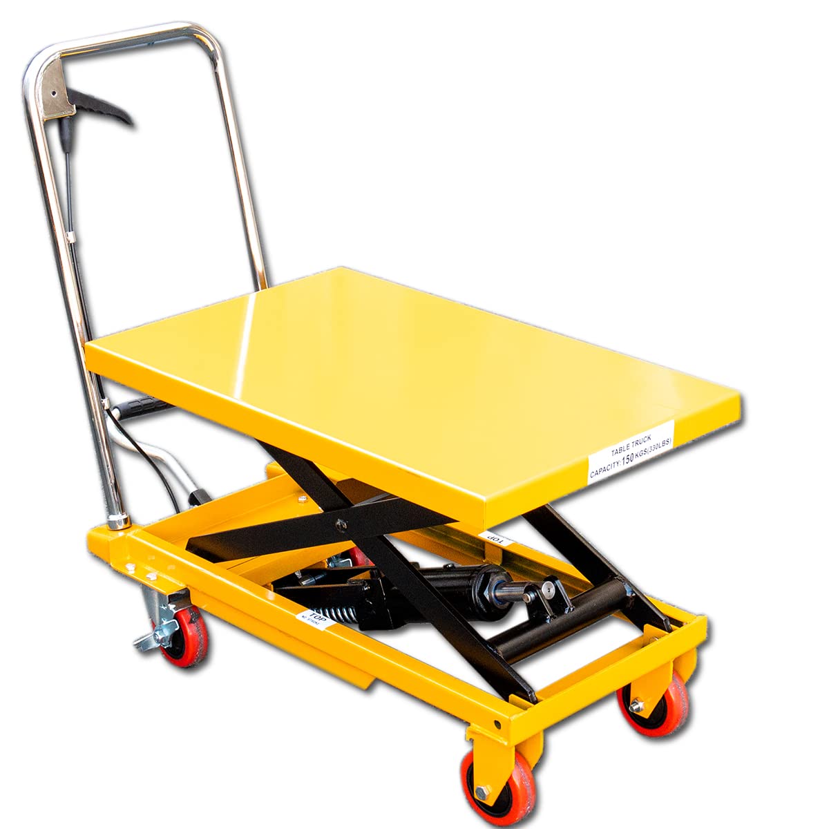 Amazon.co.jp: 油圧式昇降台車 リフトテーブル 150kg テーブルリフト 