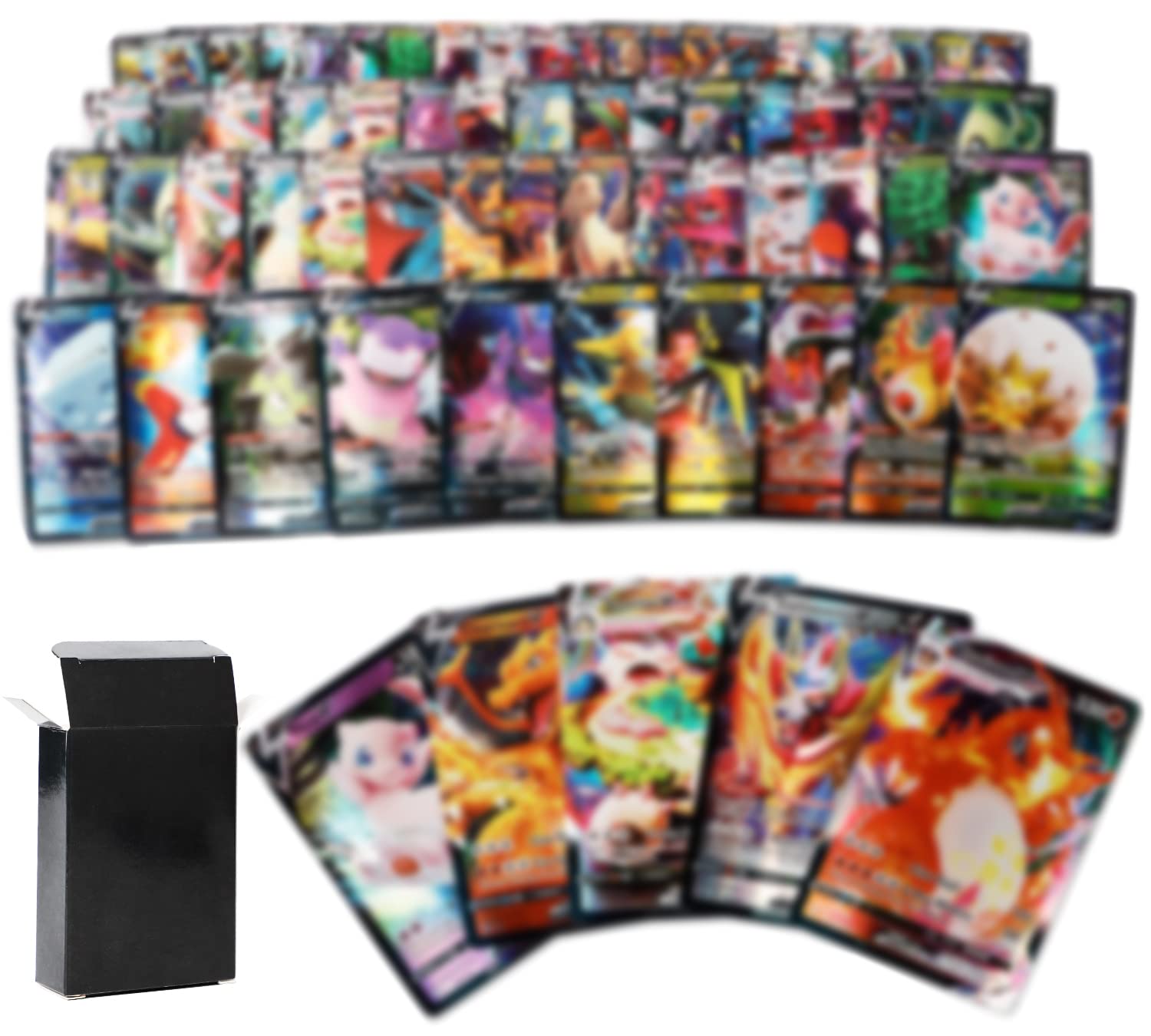 Buy Cards of Random4 Types (MEGA+GX+TAG+V/42V+18Vmax) 60pcs + Card Box