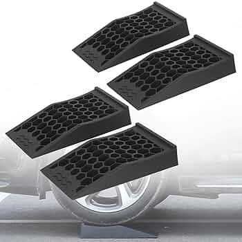 カースロープ（6t）　my precious 　1度使用しただけ カースロープ 耐荷重6t 整備用スロープ 2個セット 軽量 ジャッキ