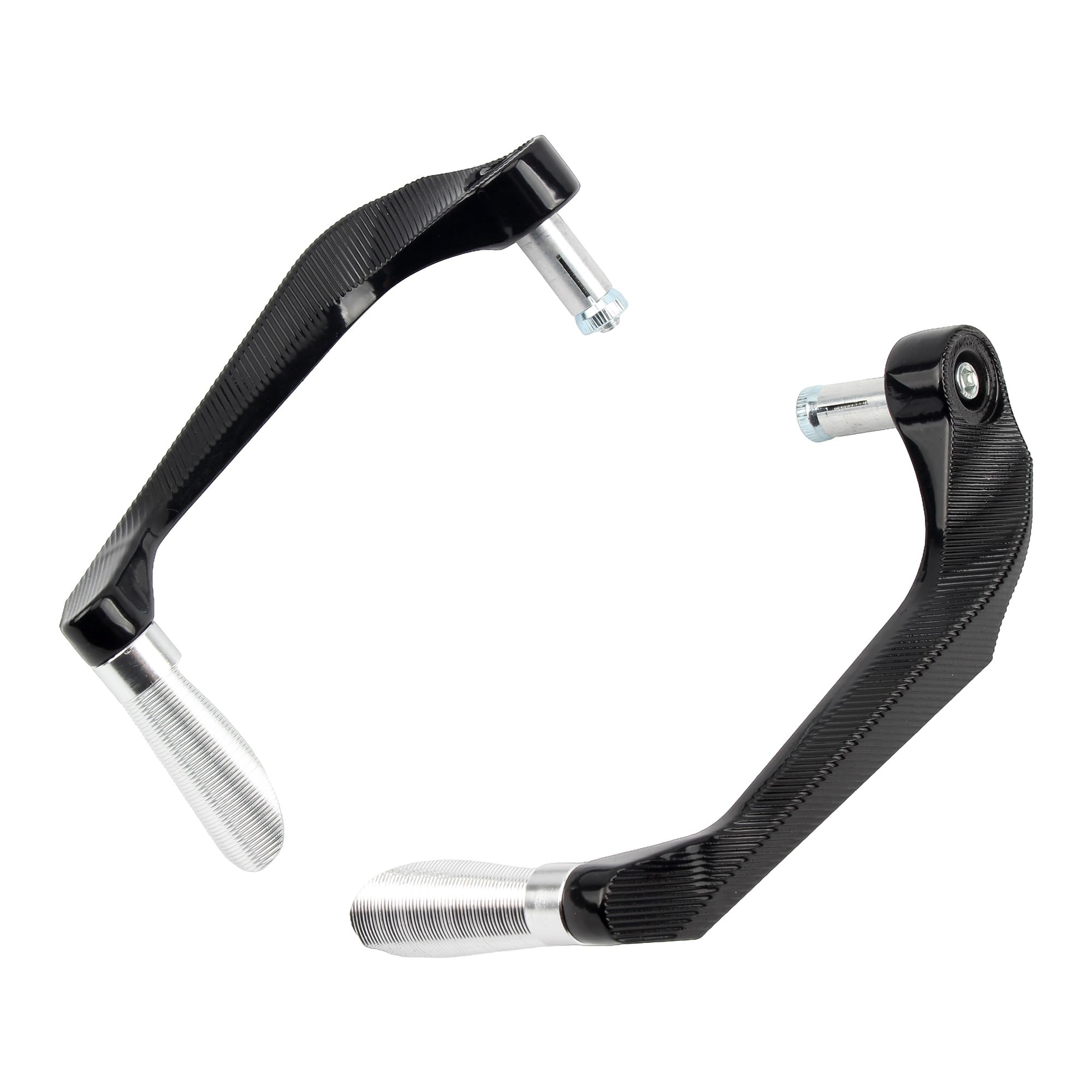 Trxjjvm Motorbike Handguards Universal Motorbike Brake Clutch Levers Guard Protector Anti-Fall Protection Motorcycle Handguard(Silver)