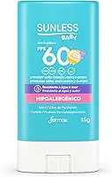 Sunless Protetor Solar Baby Bastão Fps60 Sunless 15G