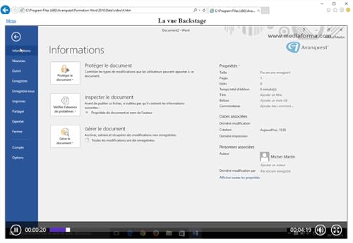 Formation à Word 2016 [Téléchargement] – vue 2