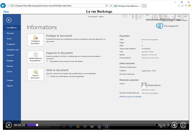 Formation à Word 2016 [Téléchargement]